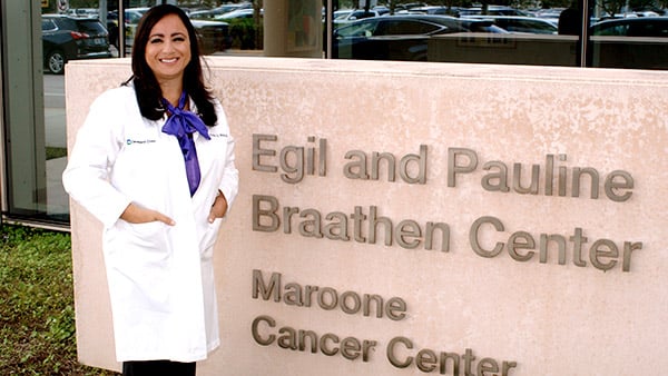 Zeina Nahleh，医学博士，克利夫兰诊所佛罗里达Maroone癌症中心主任