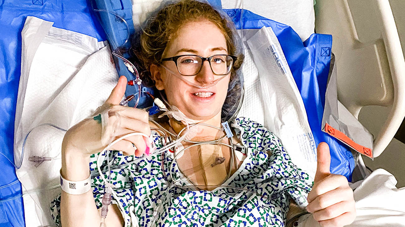 Pettersson医生成功切除了Katie的动脉瘤，修复并挽救了受损的BAV。